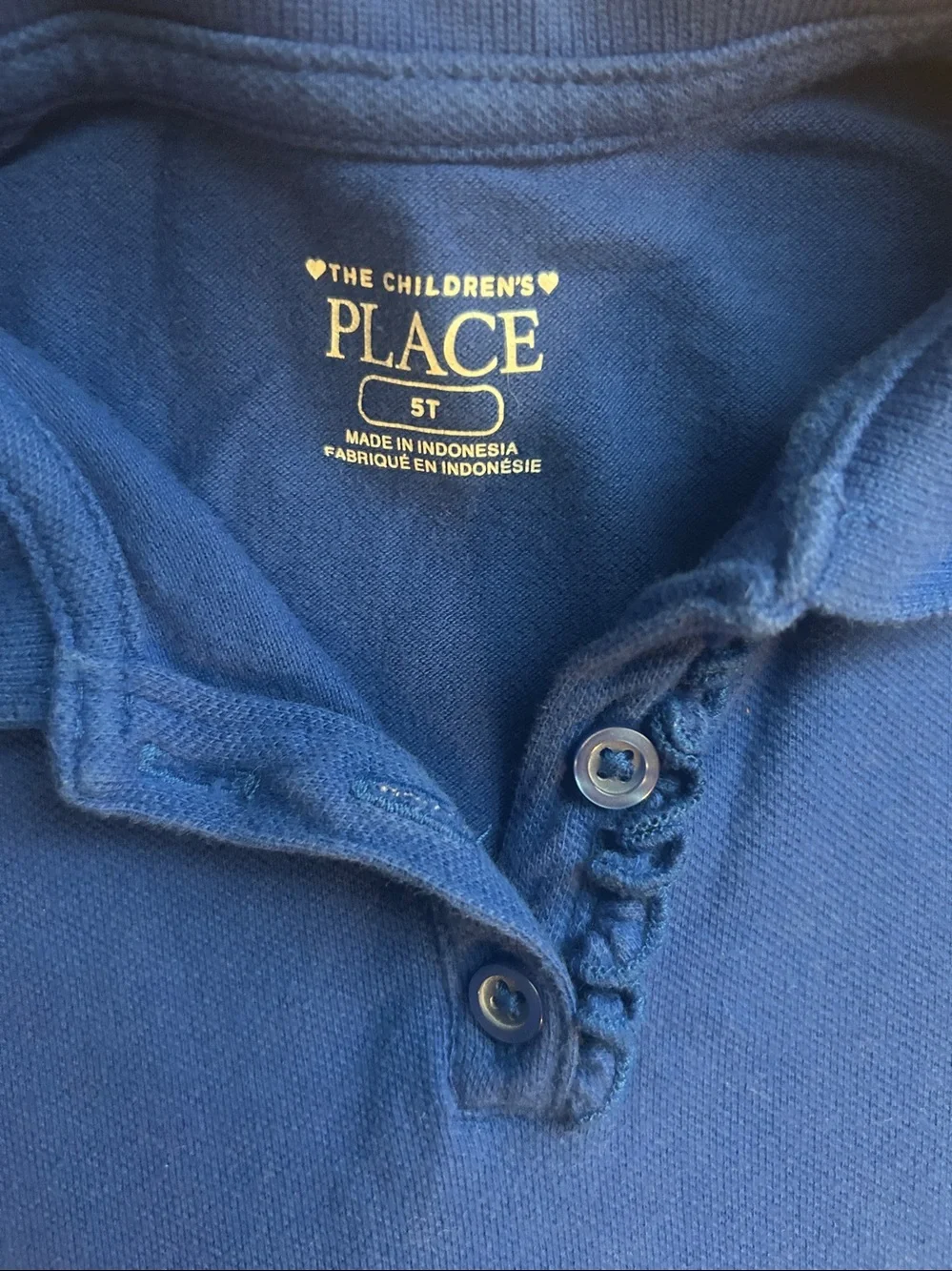 The Children's Place Bright Royal Blue Girls' Polo